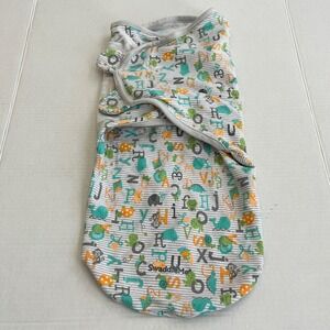 Swaddle Me Baby ABC Sleep Sack Large 3-6M Animal Print Swaddle Wearable Blanket